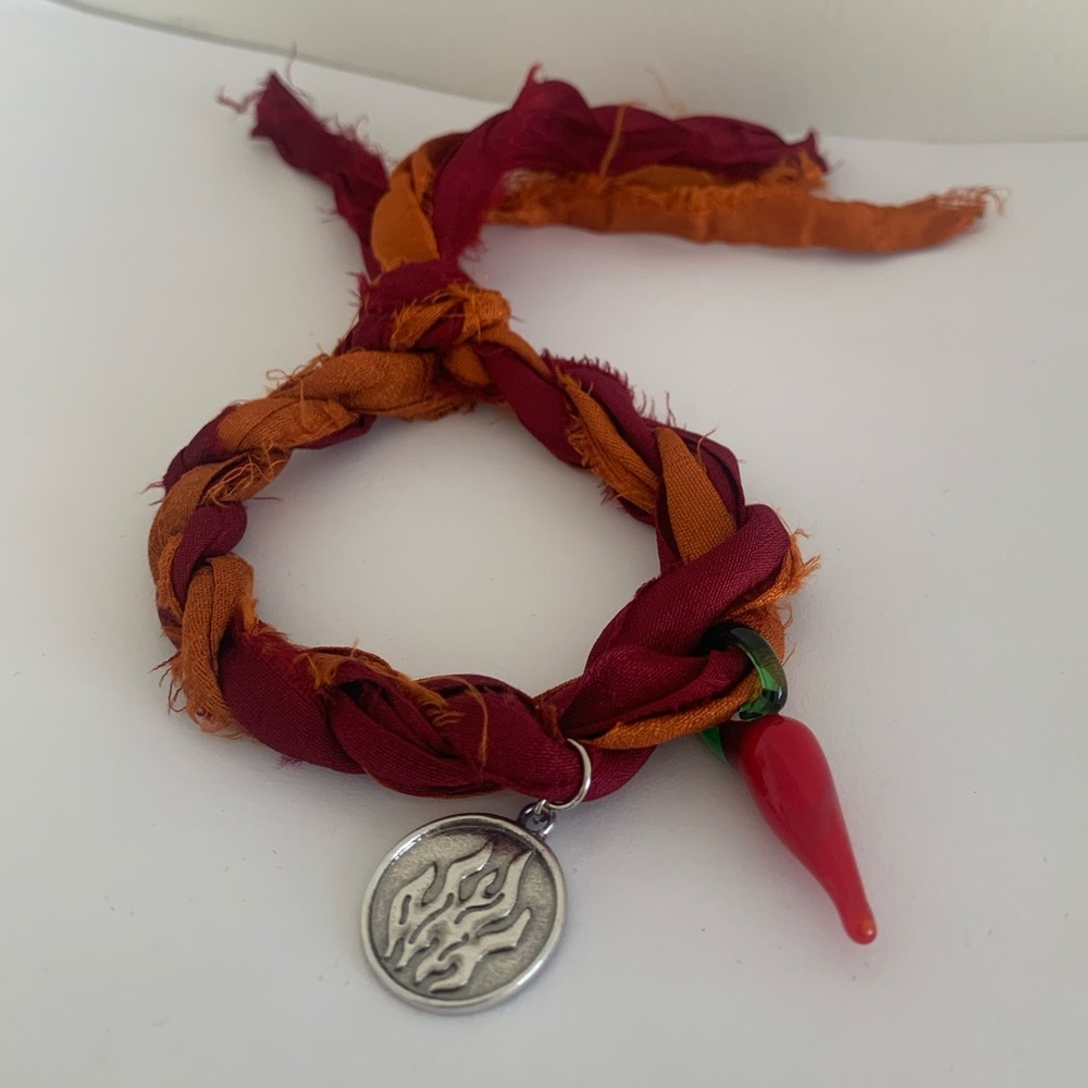 Spicy Sari Charm Bracelet